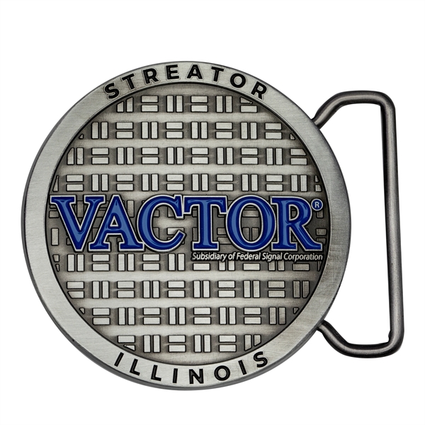 Die cast metal belt buckles in assorted sizes, styles and finishes.... from ASI 52263 EMT / EMT EMT EASY