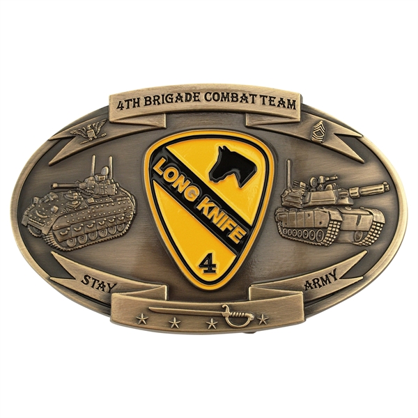 Die cast metal belt buckles in assorted sizes, styles and finishes.... from ASI 52263 EMT / EMT EMT EASY