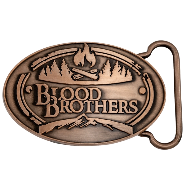 Die cast metal belt buckles in assorted sizes, styles and finishes.... from ASI 52263 EMT / EMT EMT EASY