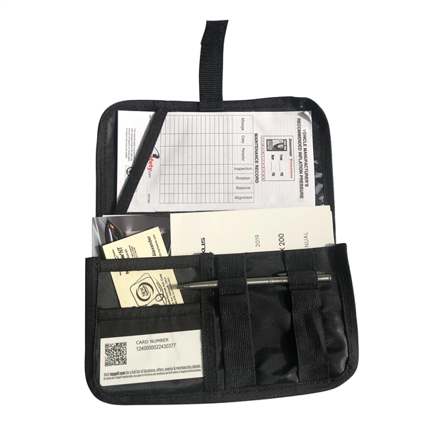 Glove box organizer with pocket for owners manuals.... from ASI 37586 Auto-Sun-shade/Intertek