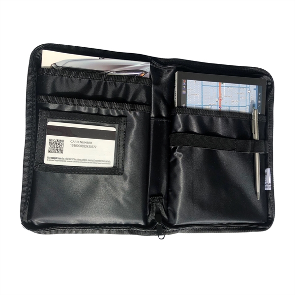 Glove box organizer with pocket for owners manuals. Zippered... from ASI 37586 Auto-Sun-shade/Intertek