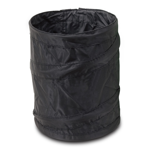 Round pop open car trash and storage accessory.... from ASI 37586 Auto-Sun-shade/Intertek