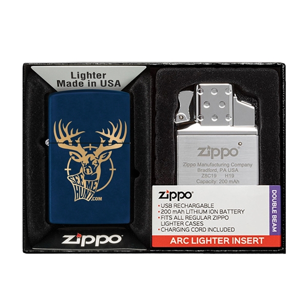 Your choice of any color Matte Zippo® lighter packaged together with... from ASI 46170 Compass Industries Inc