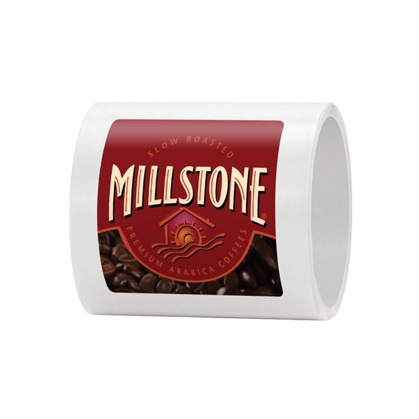 4" x 4" laminated square roll labels with rounded corners made... from ASI 88060 Snugz/USA Inc / SnugZ USA®