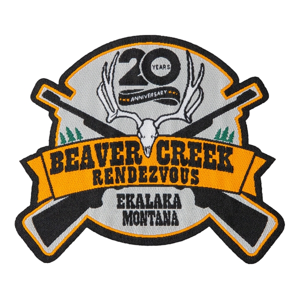 Custom Shape Woven Patches with up to 7 thread colors, merrowed... from ASI 52263 EMT / EMT EMT EASY