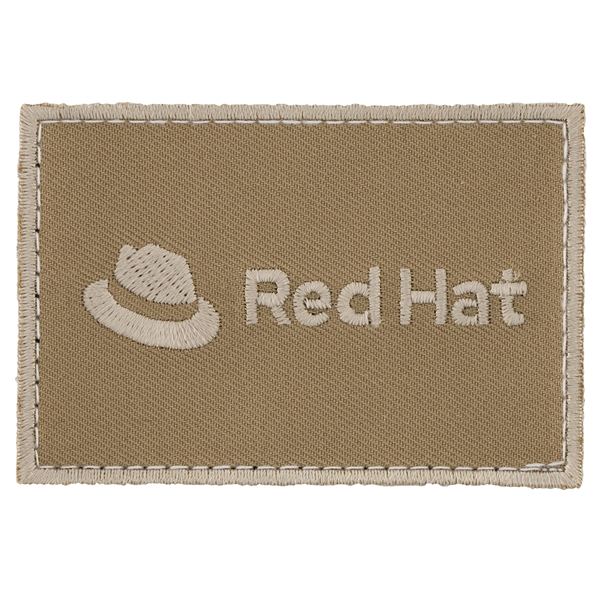 Embroidered patches in assorted shapes and sizes in up to seven... from ASI 52263 EMT / EMT EMT EASY