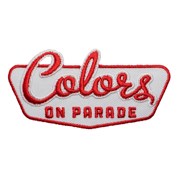 Embroidered patches in assorted shapes and sizes in up to seven... from ASI 52263 EMT / EMT EMT EASY