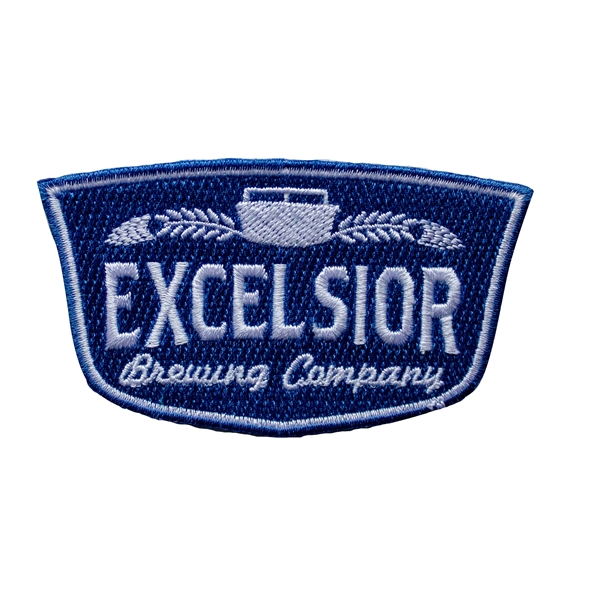 Embroidered patches in assorted shapes and sizes in up to seven... from ASI 52263 EMT / EMT EMT EASY