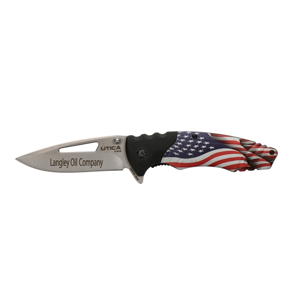 4.5" liner lock knife... from ASI 93130 Utica Cutlery Co/Kutmaster 400 Line / Utica