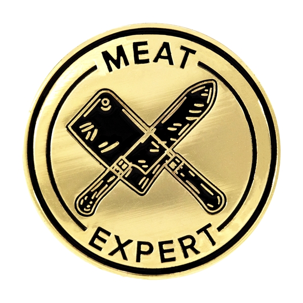 Die struck brass lapel pins in assorted shapes and sizes in... from ASI 52263 EMT / EMT