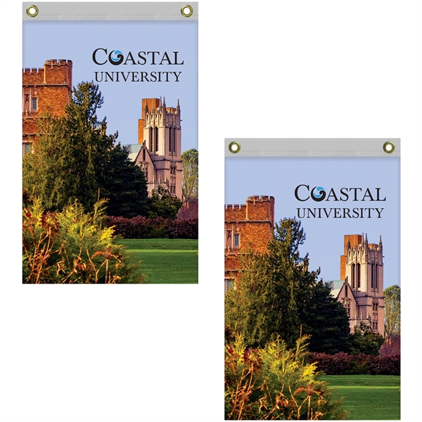 2' x 3' Double Sided Outdoor Knitted Poly Vertical Banner... from ASI 80228 Quinn