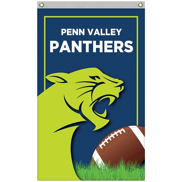 2.5' x 4' Single Reverse Outdoor Knitted Poly Vertical Banner... from ASI 80228 Quinn