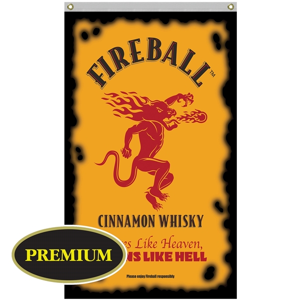 3' x 5' Single Reverse Outdoor Knitted Poly Vertical Banner... from ASI 80228 Quinn