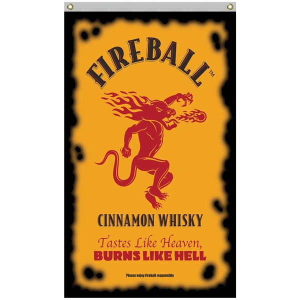 3' x 5' Single Reverse Outdoor Knitted Poly Vertical Banner... from ASI 80228 Quinn