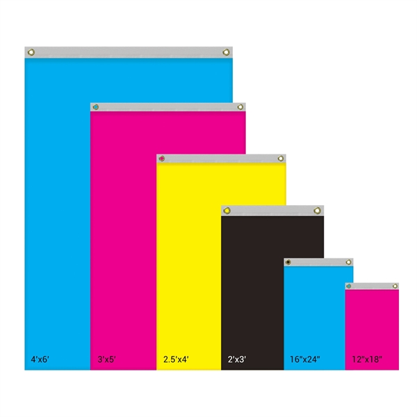 4' x 6' Single Reverse Outdoor Knitted Poly Vertical Banner... from ASI 80228 Quinn