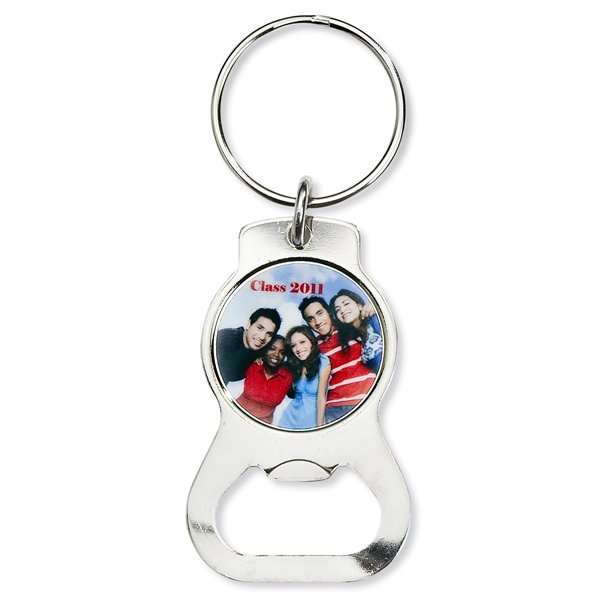 USA Made Round Setting Bottle Opener Key Tag w/ 1-1/16" Digital... from ASI 69240 MasterCast LTD / MasterCast