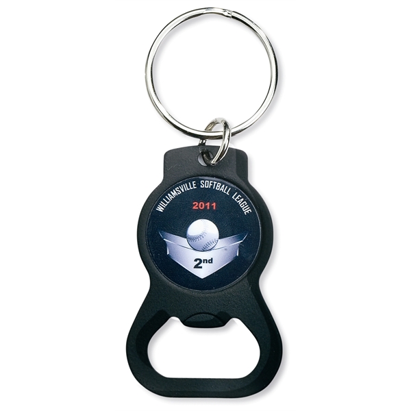 USA Made Round Setting Bottle Opener Key Tag w/ 1-1/16" Digital... from ASI 69240 MasterCast LTD / MasterCast