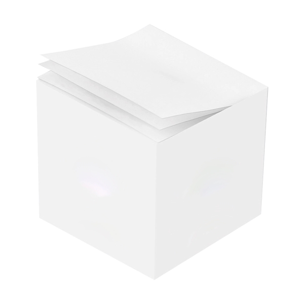 Full color adhesive notes cube for jotting down reminders at the... from ASI 61125 Hit Promotional Products / Hit®