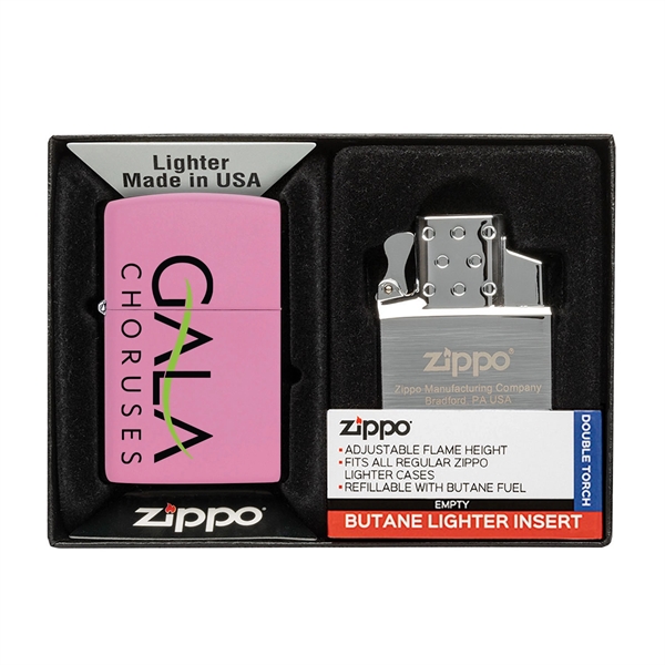 Your choice of any color Matte Zippo® lighter packaged together with... from ASI 46170 Compass Industries Inc