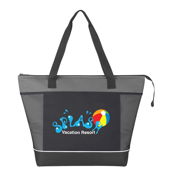 Mega Shopping Kooler Tote Bag. Made Of 600D Polyester.  PEVA... from ASI 61125 Hit Promotional Products / Hit®