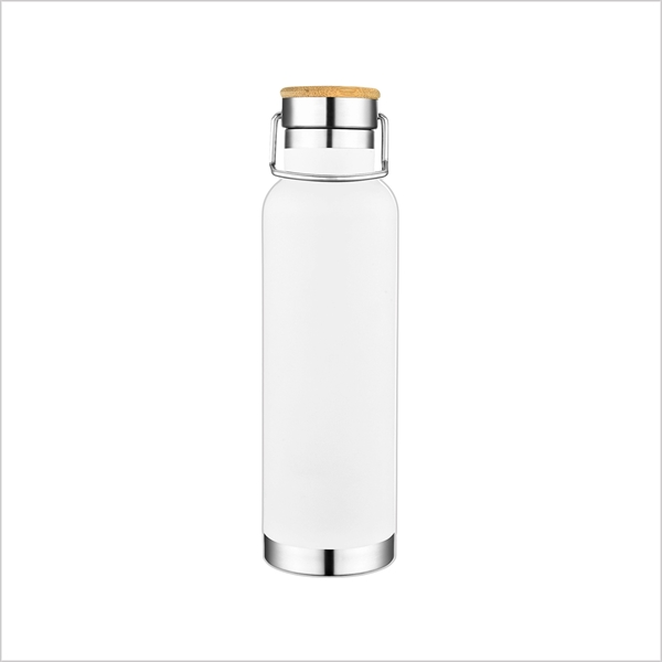 20oz Stainless double wall vacuum insulated tumbler with carry handle and... from ASI 74741 NVS Promo Designs, Inc. / NVS Promo