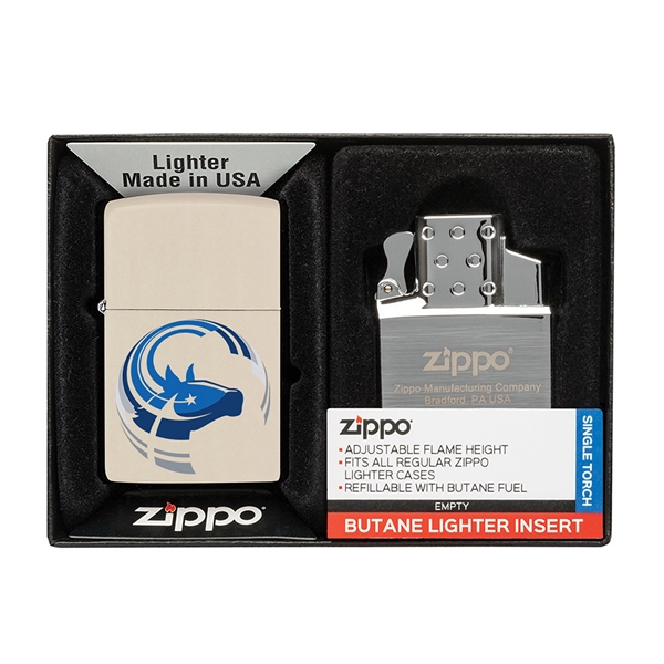 Your choice of any color Matte Zippo® lighter packaged together with... from ASI 46170 Compass Industries Inc