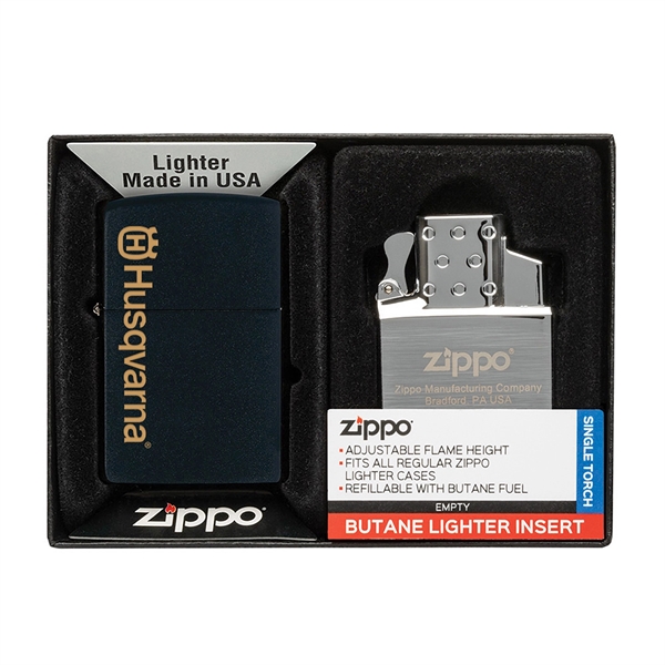 Your choice of any color Matte Zippo® lighter packaged together with... from ASI 46170 Compass Industries Inc