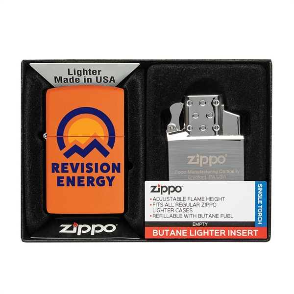 Your choice of any color Matte Zippo® lighter packaged together with... from ASI 46170 Compass Industries Inc