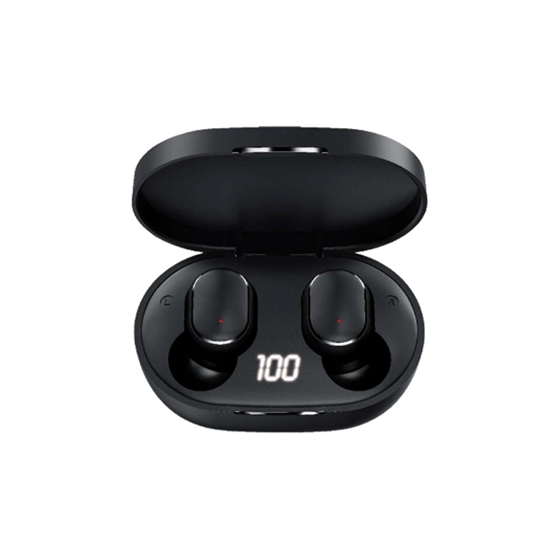 ABS wireless bluetooth earbuds in 1.05" x 0.65" x 0.85" oval... from ASI 37218 Athena Promo (tm)
