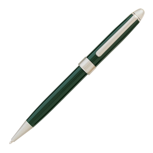 Twist-action aluminum ballpoint pen with a enamel color barrel featuring a... from ASI 68190 Lungsal / Lungsal