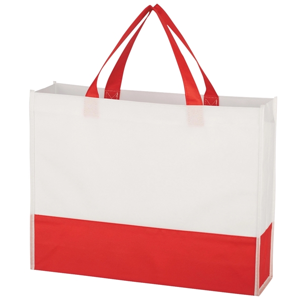 Non-Woven Prism Tote Bag Made Of 70 Gram Non-Woven, Coated Water-Resistant... from ASI 61125 Hit Promotional Products / Hit®