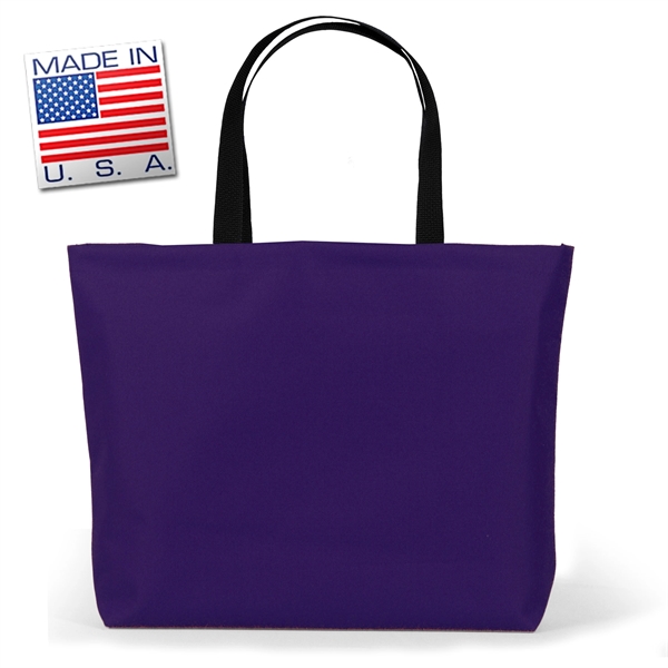 Galleria large bottom gusset tote made of polycord. Eco-friendly solution.... from ASI 66230 Landes Inc
