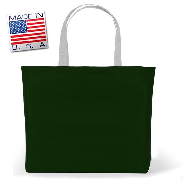 Galleria large bottom gusset tote made of polycord. Eco-friendly solution.... from ASI 66230 Landes Inc