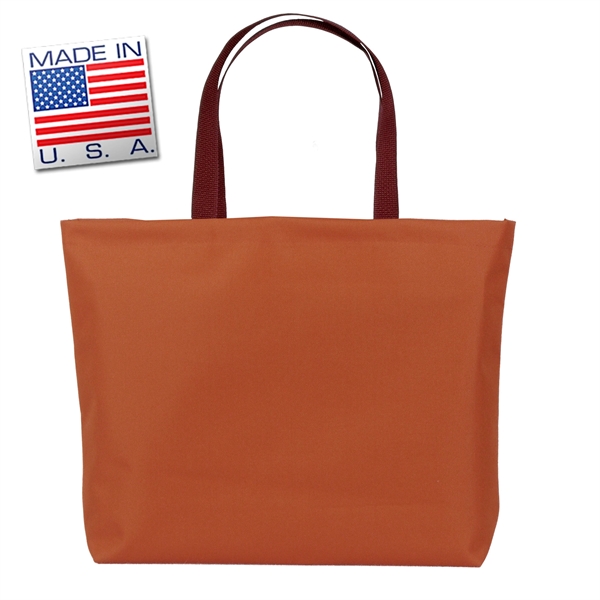 Galleria large bottom gusset tote made of polycord. Eco-friendly solution.... from ASI 66230 Landes Inc