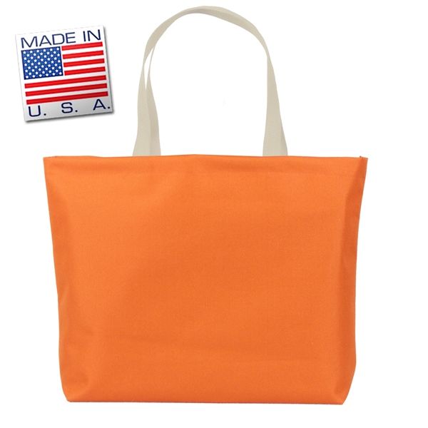 Galleria large bottom gusset tote made of polycord. Eco-friendly solution.... from ASI 66230 Landes Inc