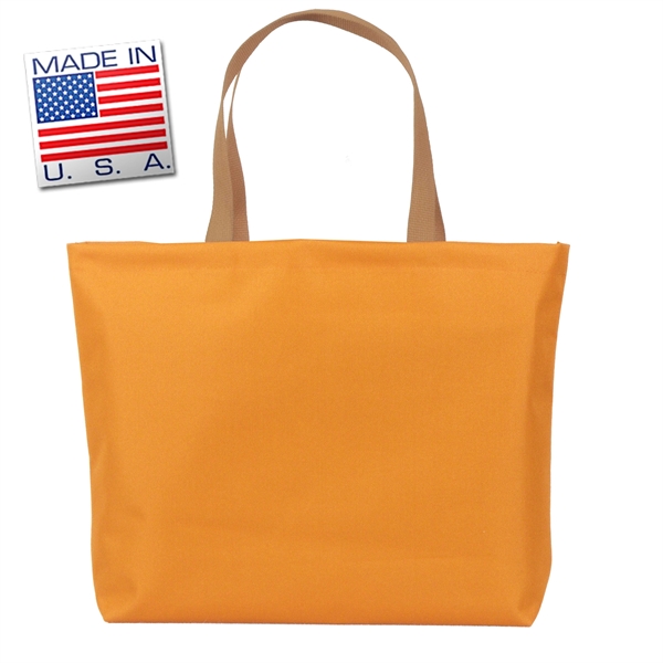 Galleria large bottom gusset tote made of polycord. Eco-friendly solution.... from ASI 66230 Landes Inc