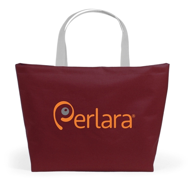 Gusset bottom tote bag with polyweb handles.... from ASI 66230 Landes Inc