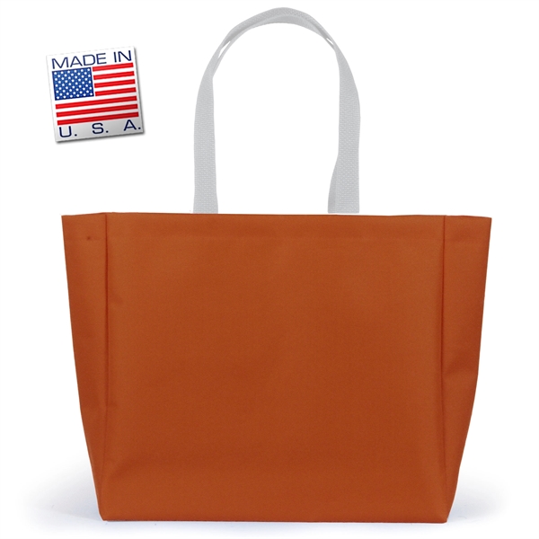 Polycord tote bag with polyweb handles and vinyl backing for multiple... from ASI 66230 Landes Inc