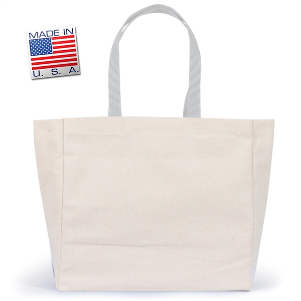 This Structured Tote bag in Canvas comes in various color.... from ASI 66230 Landes Inc
