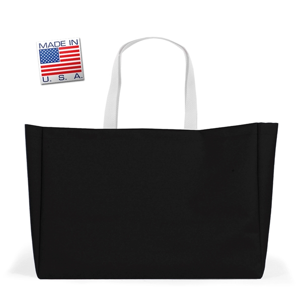 Polycord tote bag with polyweb handles and vinyl backing for multiple... from ASI 66230 Landes Inc