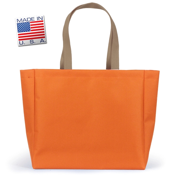 Polycord tote bag with polyweb handles and vinyl backing for multiple... from ASI 66230 Landes Inc