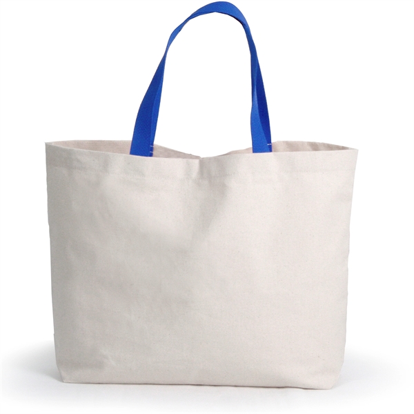 Galleria 10 Oz. tote bag made of natural canvas and polyweb... from ASI 66230 Landes Inc