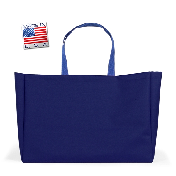 Polycord tote bag with polyweb handles and vinyl backing for multiple... from ASI 66230 Landes Inc
