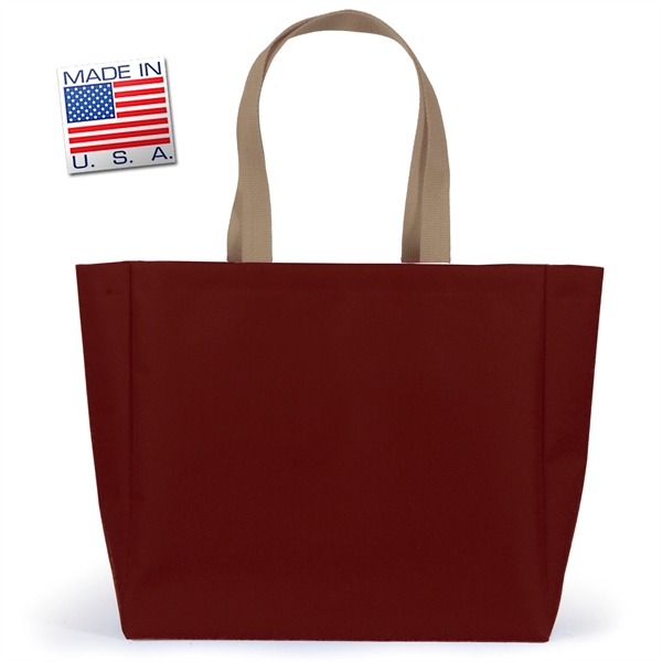Polycord tote bag with polyweb handles and vinyl backing for multiple... from ASI 66230 Landes Inc