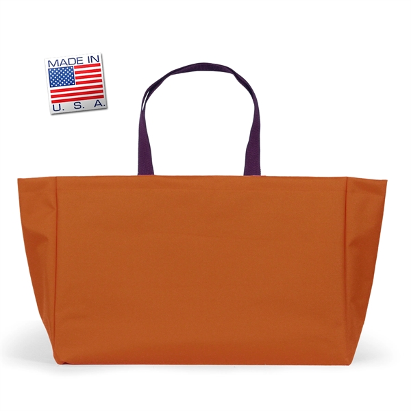 Polycord tote bag with polyweb handles and vinyl backing for multiple... from ASI 66230 Landes Inc
