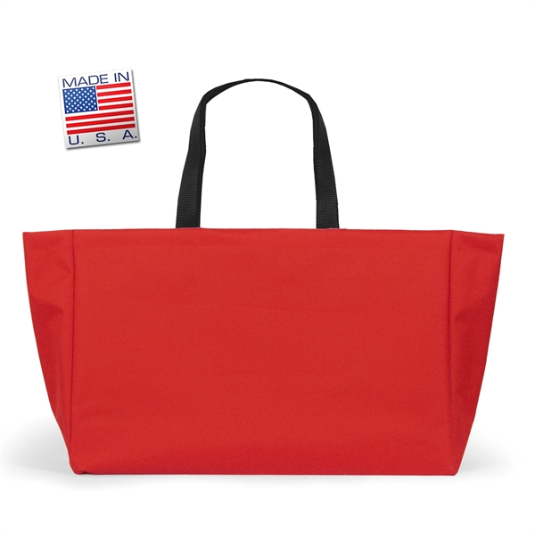 Polycord tote bag with polyweb handles and vinyl backing for multiple... from ASI 66230 Landes Inc