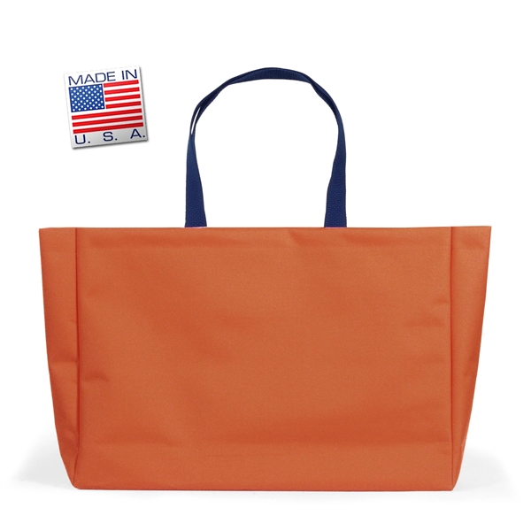 Polycord tote bag with polyweb handles and vinyl backing for multiple... from ASI 66230 Landes Inc