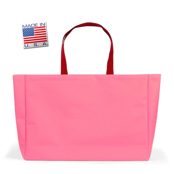 Polycord tote bag with polyweb handles and vinyl backing for multiple... from ASI 66230 Landes Inc