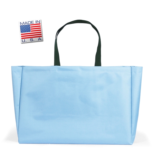 Polycord tote bag with polyweb handles and vinyl backing for multiple... from ASI 66230 Landes Inc
