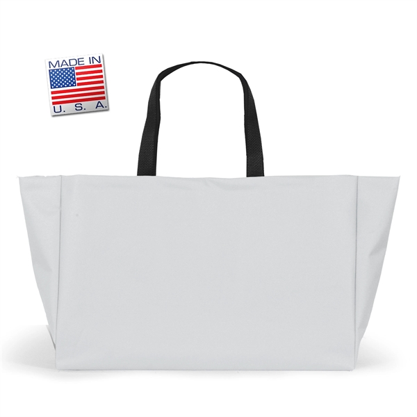 Polycord tote bag with polyweb handles and vinyl backing for multiple... from ASI 66230 Landes Inc